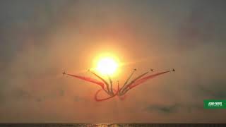 Red Arrows ‘showcases British excellence’ in Jeddah [upl. by Aube935]