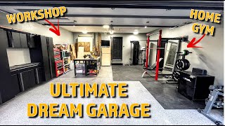 Ultimate Dream Garage Makeover DIY  Part 2  Home Gym and Workshop [upl. by Lauer]