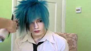 chris and sam Anime Hair Tutorial Using Only Hairspray [upl. by Anitnuahs]