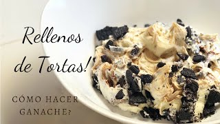 RELLENOS DE TORTA Cómo hacer ganache SÚPER FÁCIL [upl. by Gudrin]