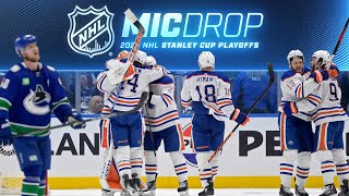 Oilers Advance to WCF in Game 7 Thriller  NHL Mic Drop  Oilers vs Canucks [upl. by Holmann]