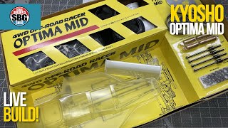 Kyosho Optima Mid LIVE BUILD [upl. by Lian]