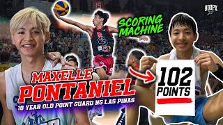 BATANG UMISKOR NG 102 POINTS SA INTERBRGY ANG BUHAY BASKETBALL NI MAXELLE PONTANIEL [upl. by Dasie]