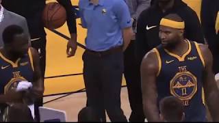 DRAYMOND GREEN YELLS AT DEMARCUS COUSINS [upl. by Etterrag523]