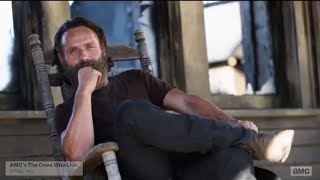 Andrew Lincoln and Danai Gurira talk about Ricks season 5 beard [upl. by Stargell409]