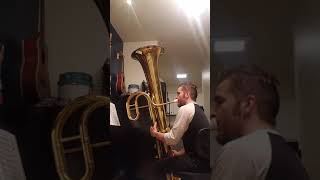 Contrabass Ophicleide  Beelzebub Tuba solo Intro [upl. by Anifesoj818]