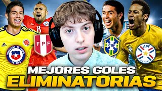 MEJORES GOLES EN ELIMINATORIAS SUDAMERICANAS  REACCION [upl. by Anitteb504]