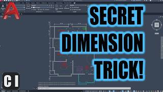 AutoCAD How to Add Dimensions The Easy Way [upl. by Zzaj464]