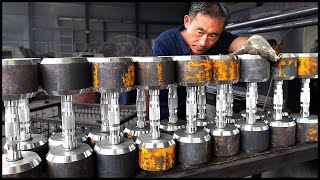 Mass Dumbbells Production Process Amazing Dumbbell Factory [upl. by Theresina]