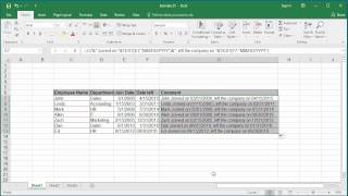 How to Concatenate a Date with Text in Excel 2016 [upl. by Ynahteb]