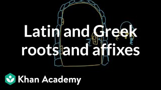 Latin and Greek roots and affixes  Reading  Khan Academy [upl. by Arakawa364]