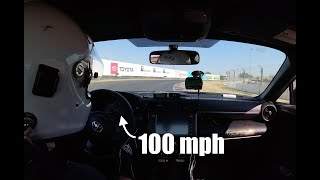 GR86 100ish mph through esses amp T10 at Sonoma Raceway [upl. by Elletnohs]