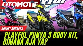 Suzuki Address Playful Punya 3 Body Kit dimana aja ya [upl. by Gibbie675]