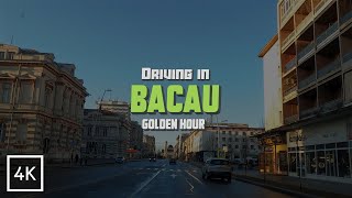 🌍 Golden Hour Drive ◦ Bacau 4K ◦ ASMR [upl. by Lauer]