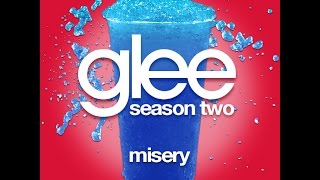 Glee  Misery LYRICS [upl. by Rastus]