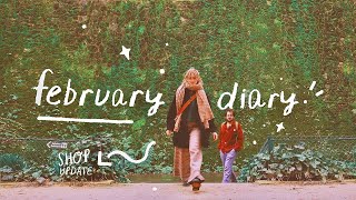 February diary🎒☕ ma nouvelle collection les ↗️ et les ↘️ de lautoentreprenariat sorties à Paris [upl. by Ninos]