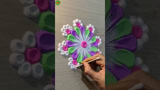 Rangoli designs for diwali simple and easy rangolidesign diwalirangoli shorts [upl. by Becker551]