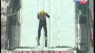 Veli Matti Lindstroem  2325m  Planica 2003  fall [upl. by Susanne989]