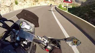 De ruta con la Derbi Terra 125 GoPro Hero 4 On Board [upl. by Amador]