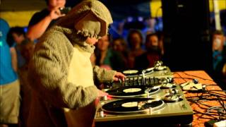 Kid Koala performs Moon River [upl. by Ennaeerb]