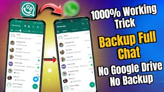 Backup gbwhatsapp To Normal whatsapp  gbwhatsapp Chat backup kaise kare  1000 Working Trick [upl. by Concordia807]