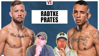 UFC Louisville Charles Radtke vs Carlos Prates Prediction Bets amp DraftKings [upl. by Odraboel]