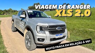 Viagem com a Nova Ford Ranger XLS 20 Turbo Diesel  Curiosidade Automotiva [upl. by Harriot]