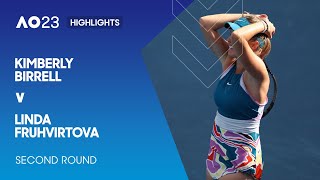 Kimberly Birrell v Linda Fruhvirtova Highlights  Australian Open 2023 Second Round [upl. by Oiluig172]