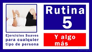 Rutina 5 Desgaste de rodillas caderas Ejercicios para que los realices conmigo [upl. by Edac148]