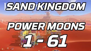 Super Mario Odyssey Sand Kingdom Power Moons 1  61 Guide [upl. by Llemij982]