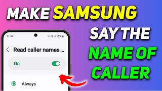 How to Activate Caller Name Announcer in Samsung Galaxy M35 [upl. by Iatnohs]