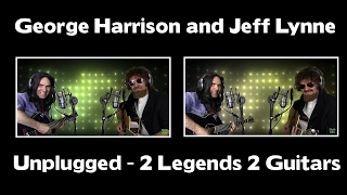 George Harrison and Jeff Lynne  2 Legends 2 Guitars [upl. by Nediarb369]