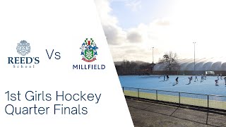 Reeds vs Millfield  Girls 1st Hockey [upl. by Aiciles]