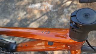 Amber Glow  Giant TCR Advanced Pro 0 disc KOM 2022  full bike view [upl. by Anhoj]