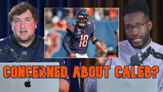 Should the Bears be concerned about Caleb Williams [upl. by Ecirtnahs]