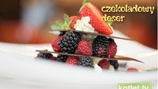 Deser czekoladowa lasagne  KotletTV [upl. by Kampmann]