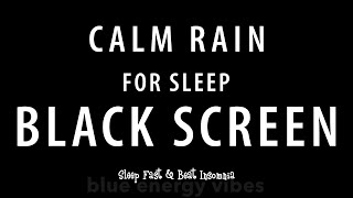 Healing of Stress to SLEEP Instantly with rain Sounds for Sleeping BLACK SCREEN [upl. by Elrod]