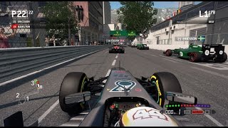 F1 2013 Gameplay Monaco 100 Race Lewis Hamilton [upl. by Noisla857]