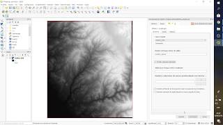 Delimitación y creación de una cuenca con QGIS 322 y GRASS 741 [upl. by Ipoillak]