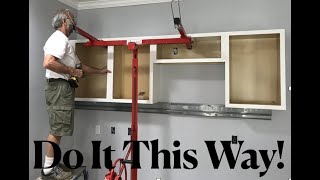 Episode 21 Installing Upper Kitchen Cabinets [upl. by Clarabelle]