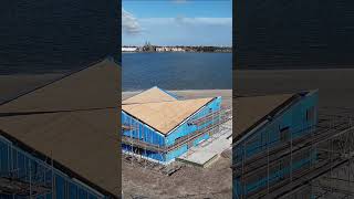 Strandpaviljoen Reuring droneview 14102024 [upl. by Jarred]