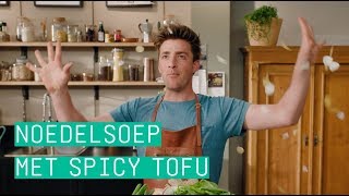 24Kitchen  Hugo’s noedelsoep met spicy tofu en paddenstoelen  Wat Eten We Vandaag  Afl 170 [upl. by Elsbeth]