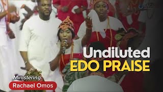 Rachel Omos Ministering in Edo Service edoworship edopraise beningospel [upl. by Neelyam]