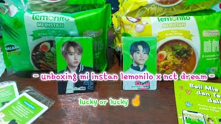 Unboxing Lemonilo x NCT dream  PC MARK amp RENJUN [upl. by Rockwood]