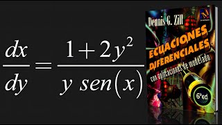 Ecuaciones Diferenciales de Primer Orden  Zill 6ta Ed  Variables Separables Ejercicio 12 de 40 [upl. by Irelav800]