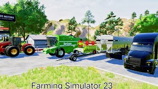 Farming Simulator 23 Mobile🔥 sorghum farming 💥 Farming Simulator 23 Gameplay 🔥FS23 [upl. by Cindee90]