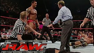 Batista vs Muhammad Hassan quotI Walk Alonequot Theme Song Debut RAW May 302005 [upl. by Latsyk835]