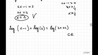 EQUAZIONI LOGARITMICHE DI I TIPO [upl. by Nirro]