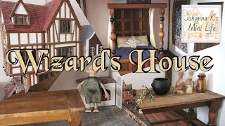 Johanna Ks Mini House Projects  Wizards House the 112 Scale Tudor Style House [upl. by Nomolas]