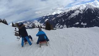 Najduza staza za sankanje na svijetu 14 km  WILDKOGEL ARENA Bramberg am Wildkogel [upl. by Rainer]